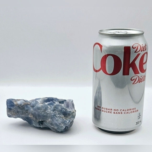 Natural Raw Blue Calcite Crystal – Calming Stone for Energy, Healing & Décor - Picture 8 of 8